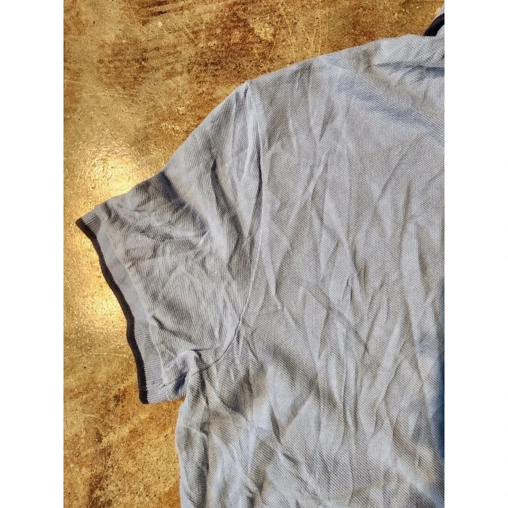 Vintage Polo Ralph Lauren Custom Fit‎ Light Blue Short Sleeve Polo Shirt **